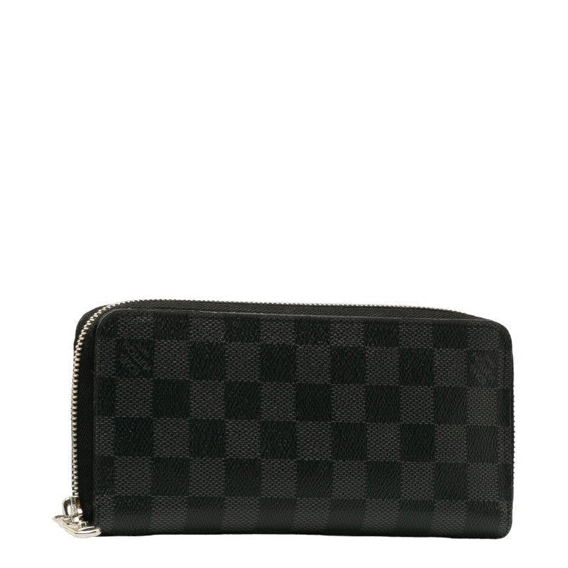 Louis Vuitton Louis Vuitton Damiere Graphite N63095 Long Wallet PVC/Leather Black
