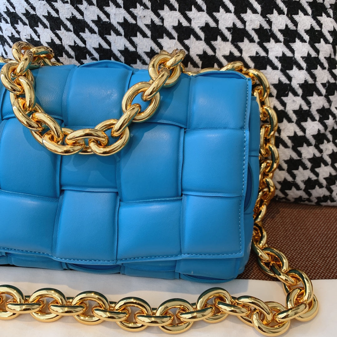 GLAMI Chain Cassette Blue, For Women, WomenÃ¢â‚¬â„¢s Bags 10.2in/26cm