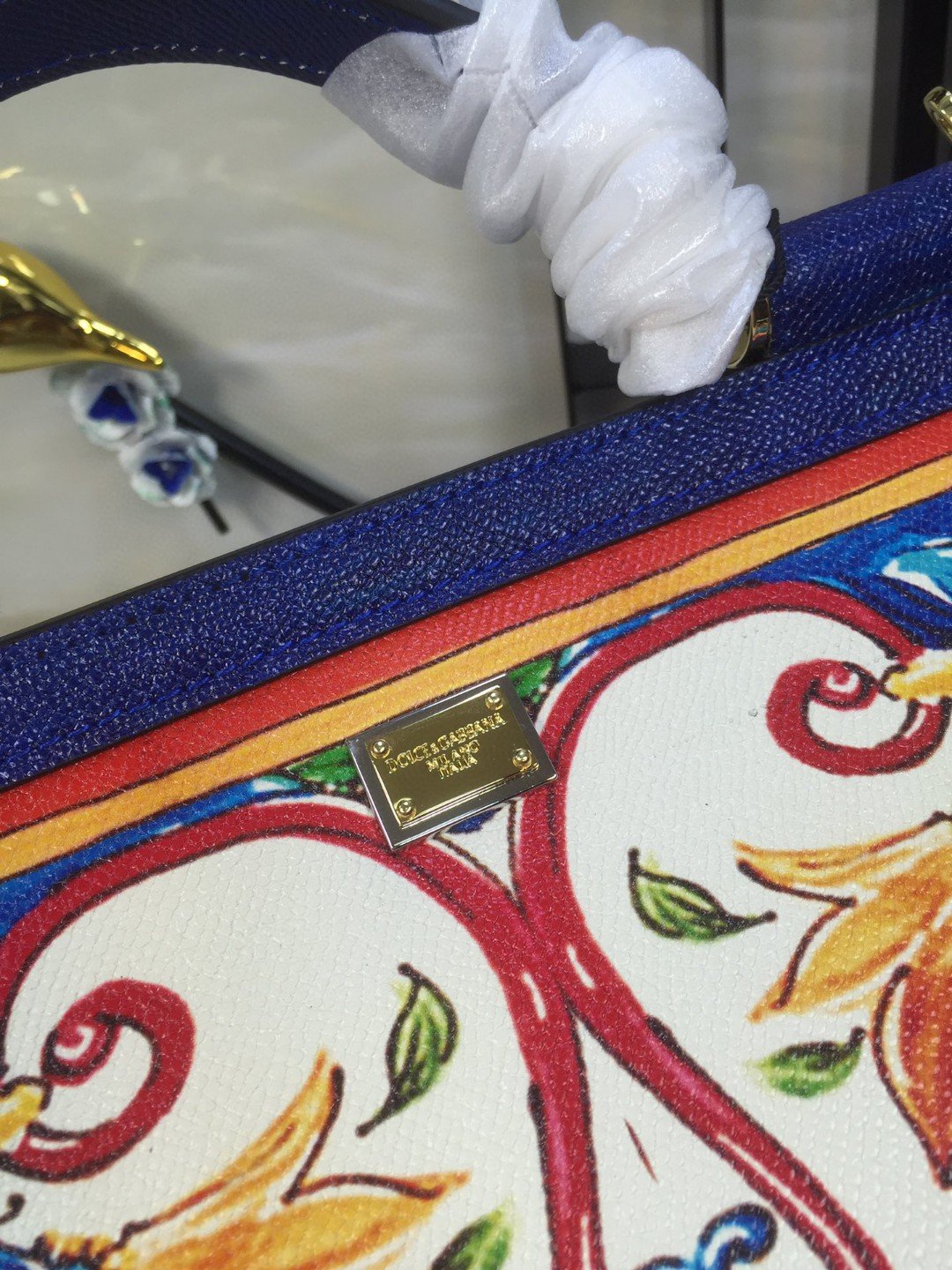 GLAMI 90s Sicily Bag With Logo Print Multicolor For Women 10.2in/26cm GLAMI