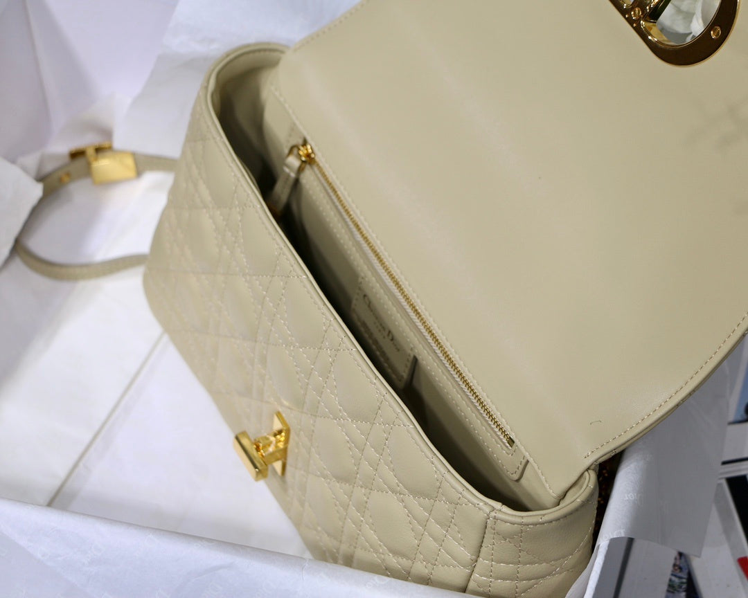 GLAMI Small Caro Bag Light Yellow For Women 8in/20cm CD M9241UWHC_M26Y