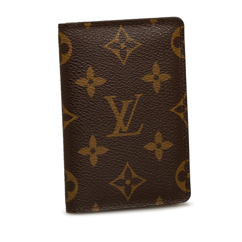 Louis Vuitton Monogram M61732 Card Case PVC/Leather Brown