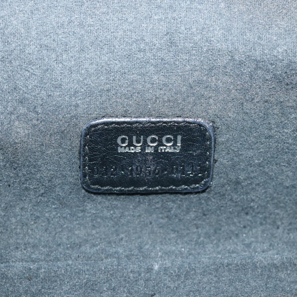 GUCCI Pouch Leather Black 3219560141 ac1049