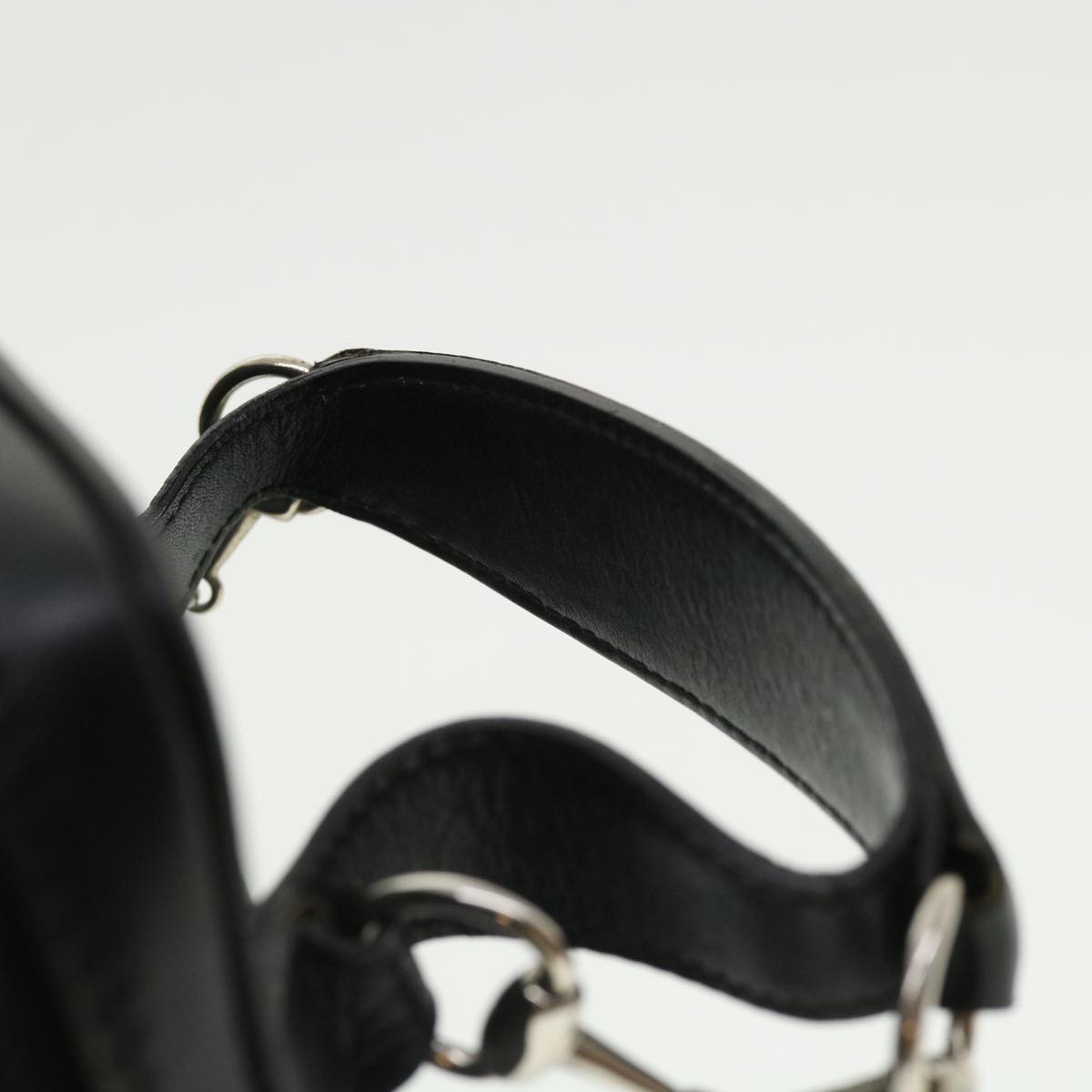 GUCCI Pouch Leather Black 3219560141 ac1049