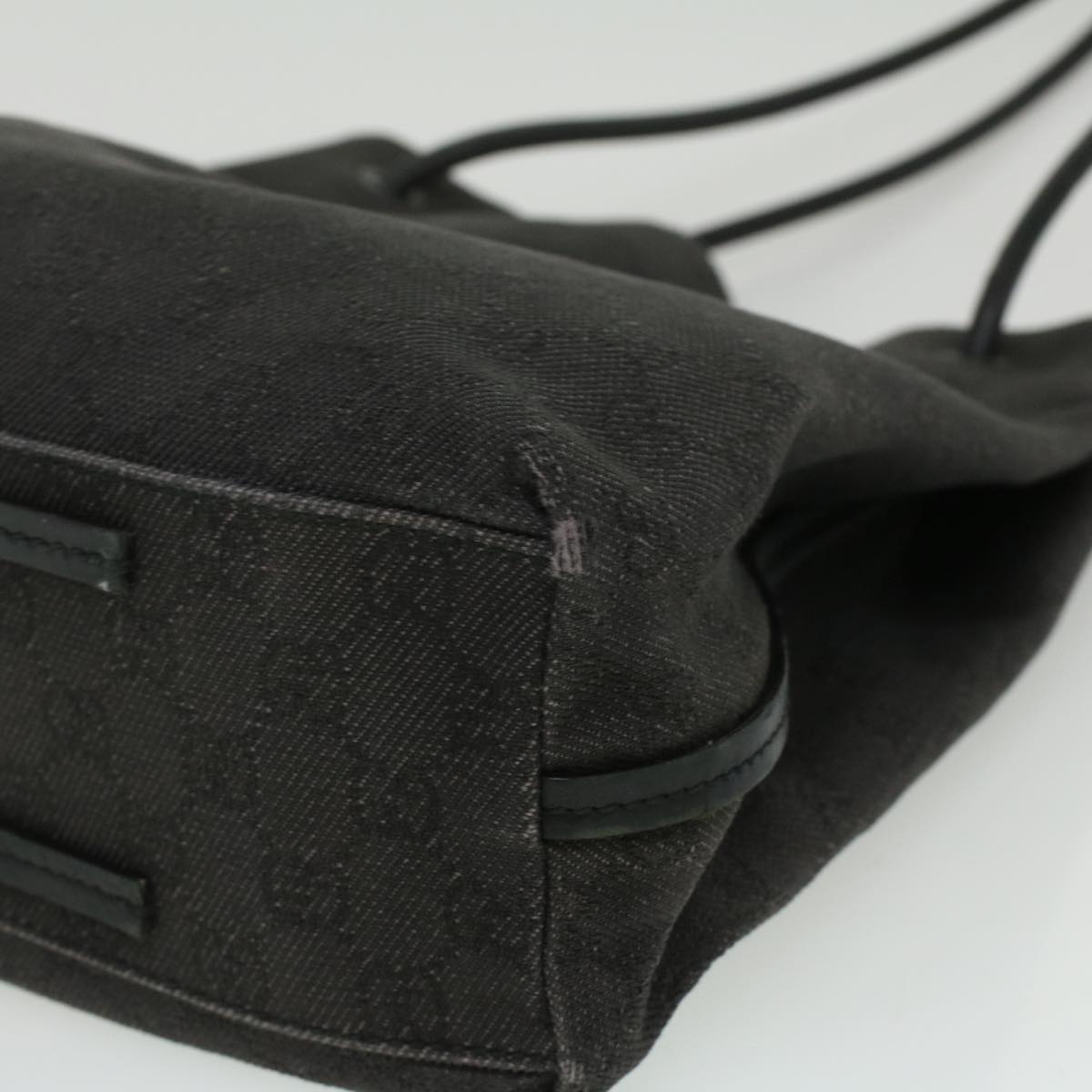 GUCCI GG Canvas Tote Bag Black 101341 ac1598