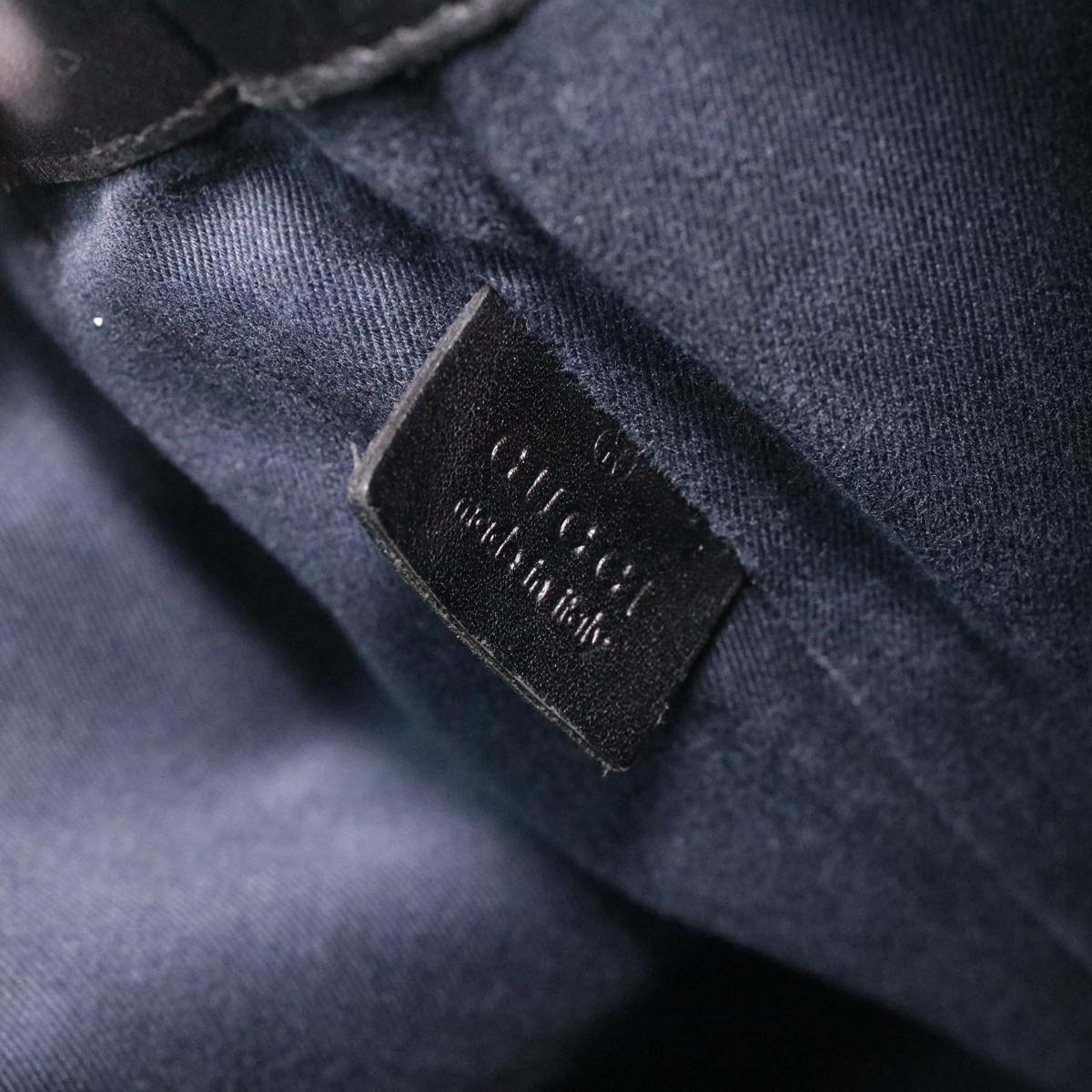 GUCCI GG Canvas Tote Bag Black 101341 ac1598