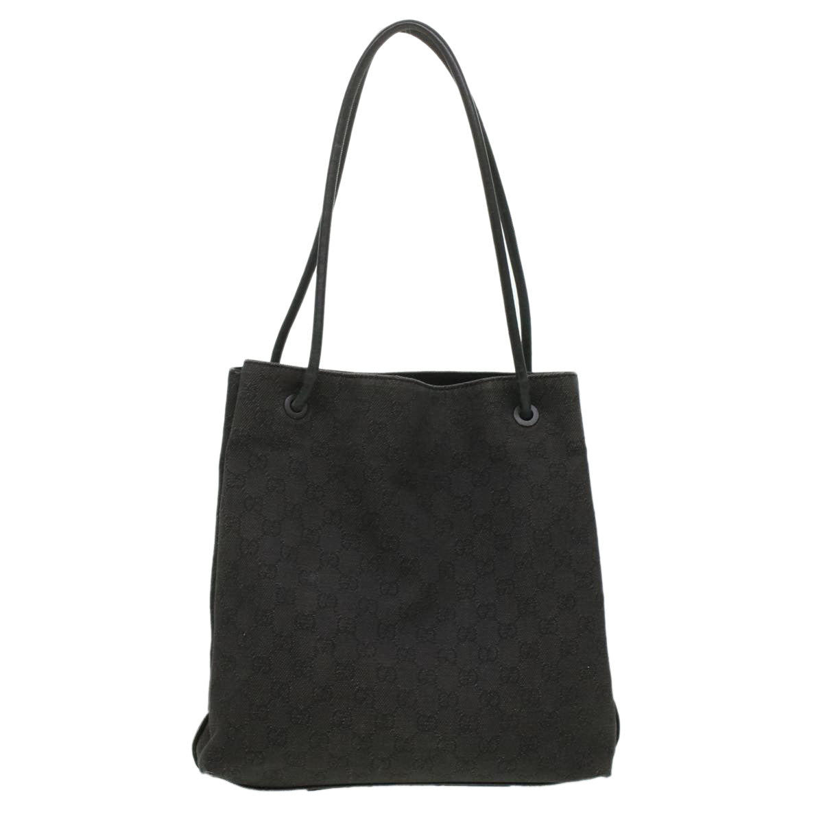 GUCCI GG Canvas Tote Bag Black 101341 ac1598