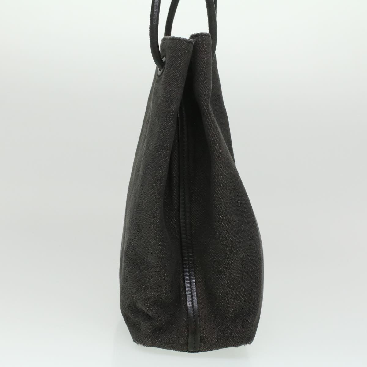 GUCCI GG Canvas Tote Bag Black 101341 ac1598