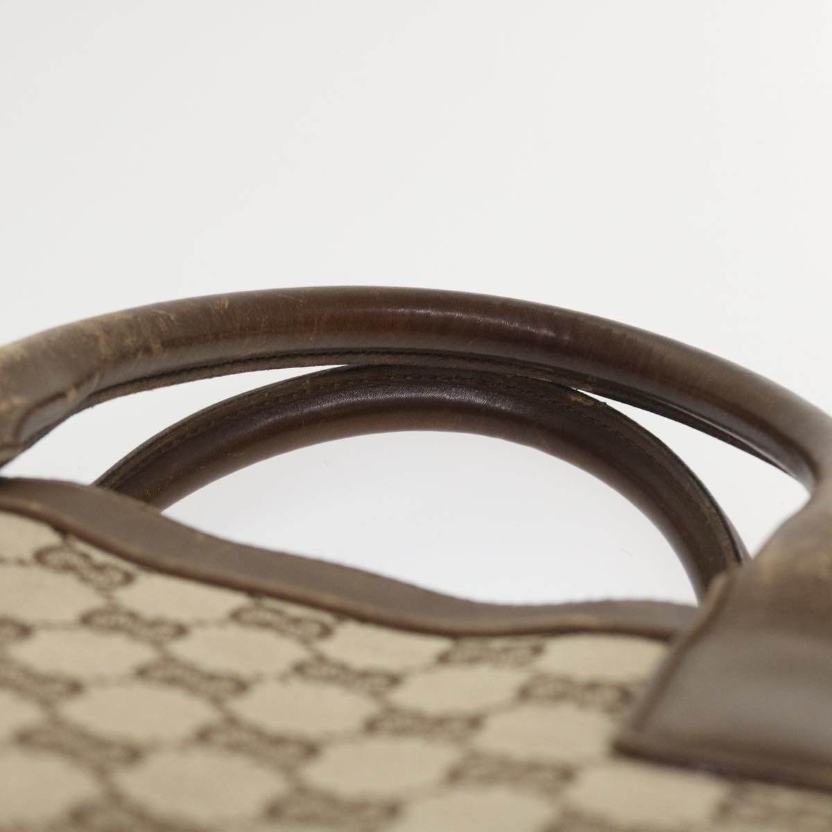 GUCCI GG Canvas Hand Bag Beige 0021121 ac1635
