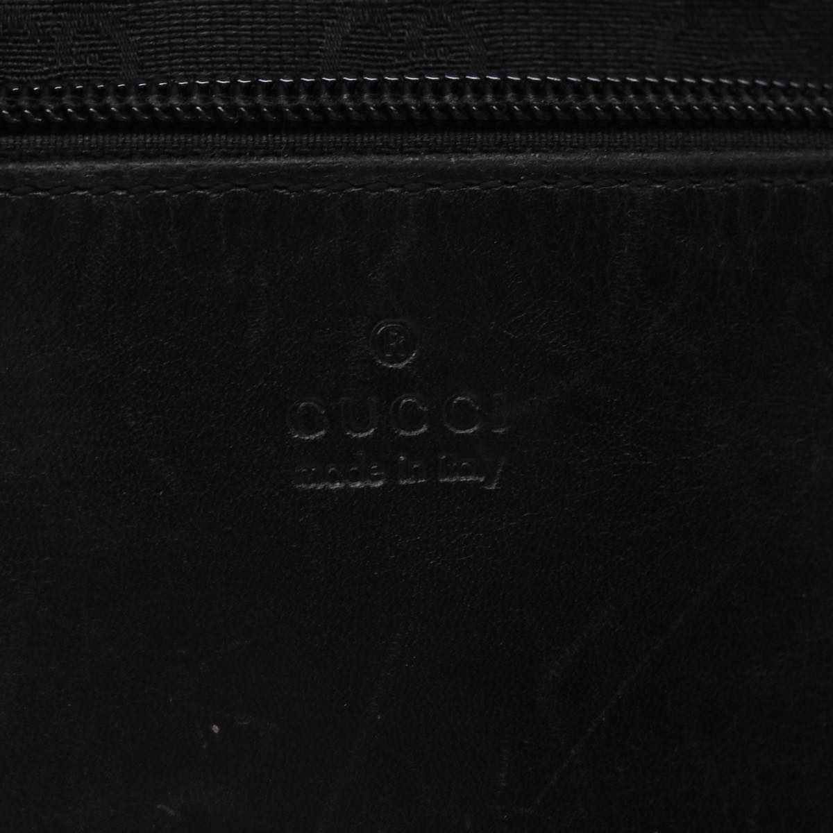 GUCCI GG Canvas Tote Bag Black White 0190402 ac1822
