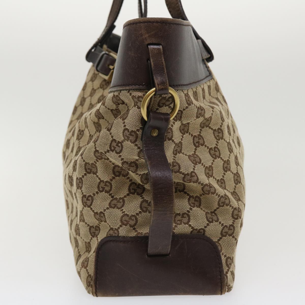 GUCCI GG Canvas Hand Bag Beige 106251 ac1823