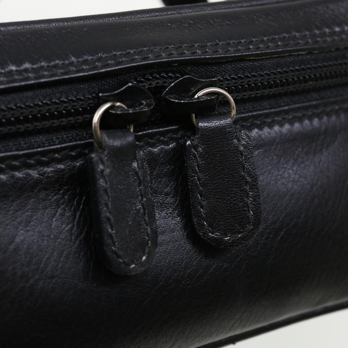 GUCCI Vanity Cosmetic Pouch Leather Black 032 270 0141 ac1828