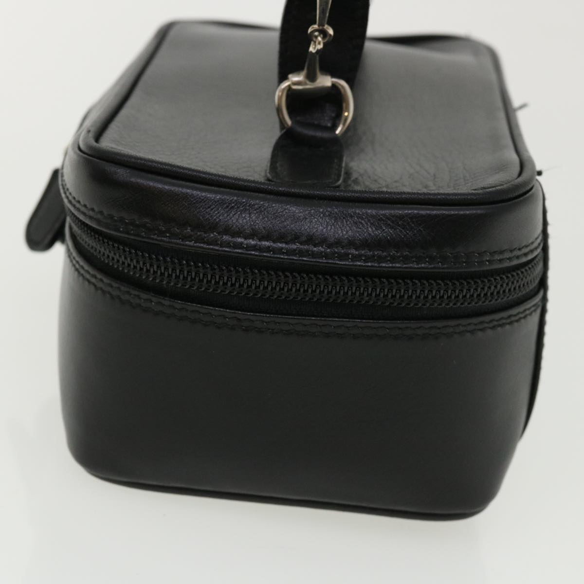 GUCCI Vanity Cosmetic Pouch Leather Black 032 270 0141 ac1828