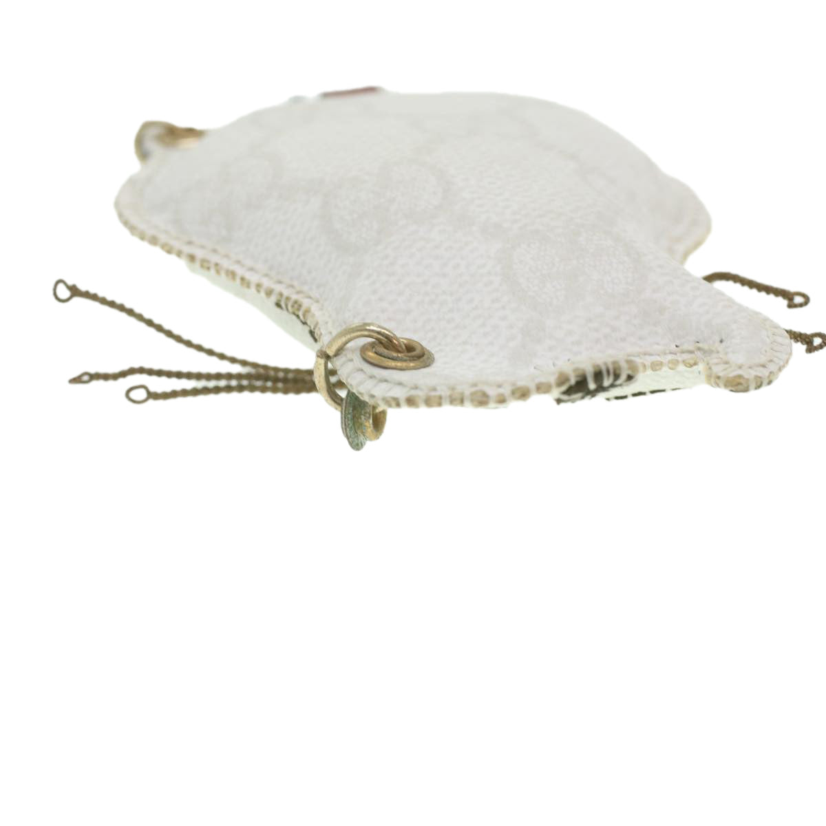 GUCCI GG Canvas Charm White ac1871