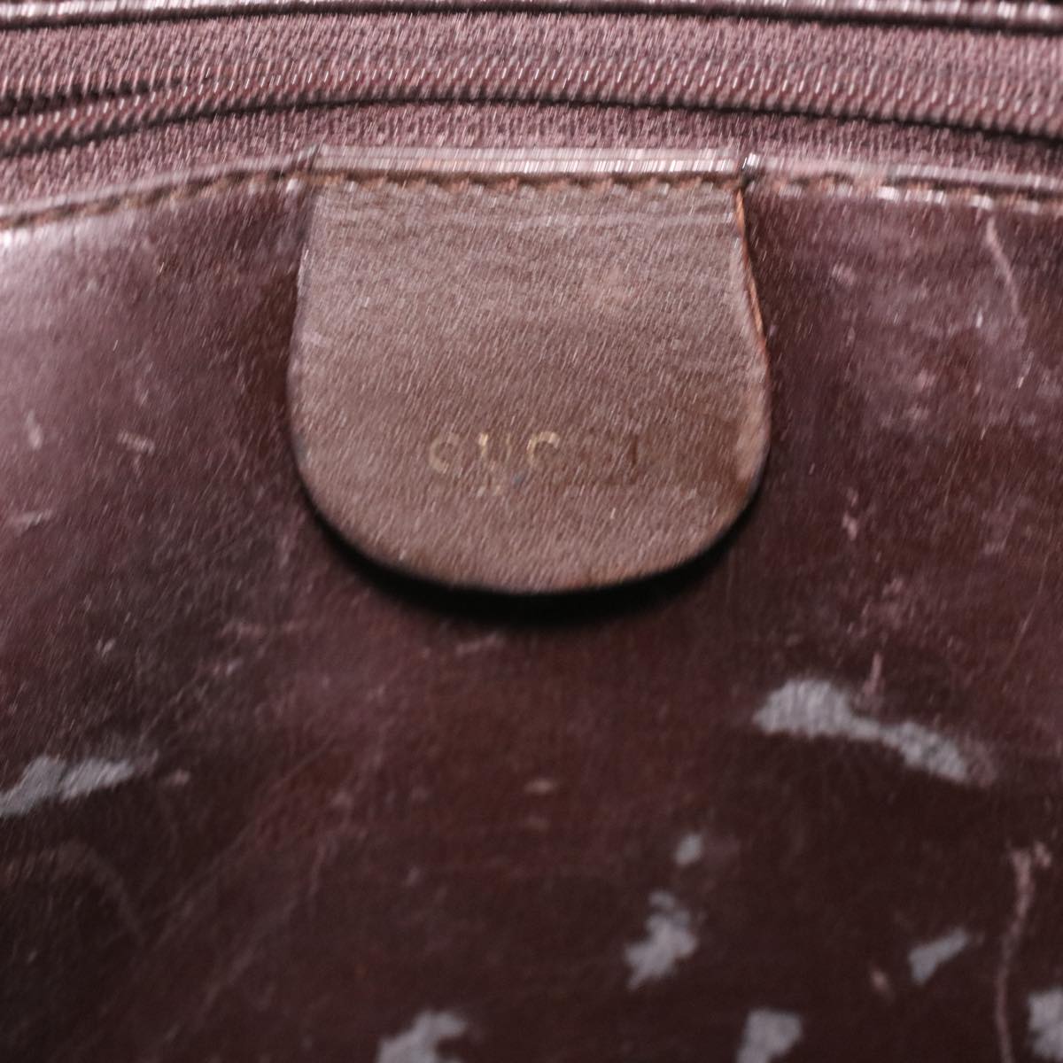 GUCCI Shoulder Bag Leather Brown 001 2122 1822 ac1903