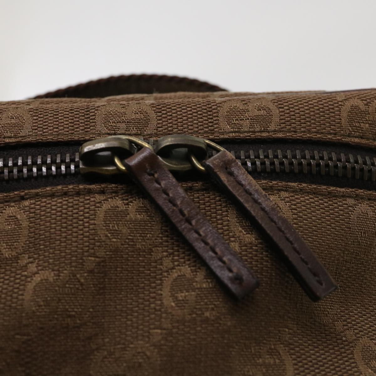 GUCCI GG Canvas Pouch Brown 106645 3444 ac1918
