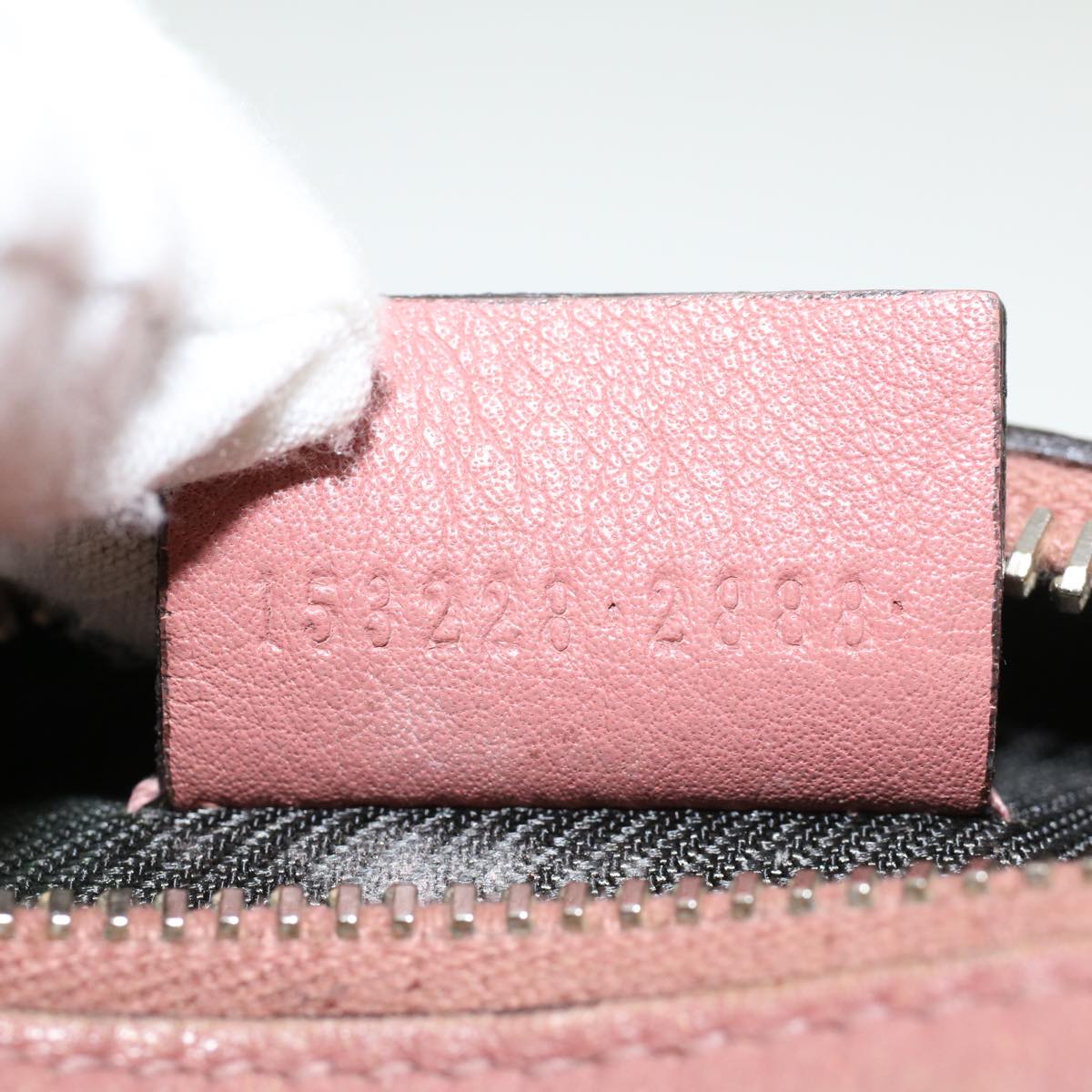GUCCI GG Canvas Guccissima Pouch Pink 153228 ac1928