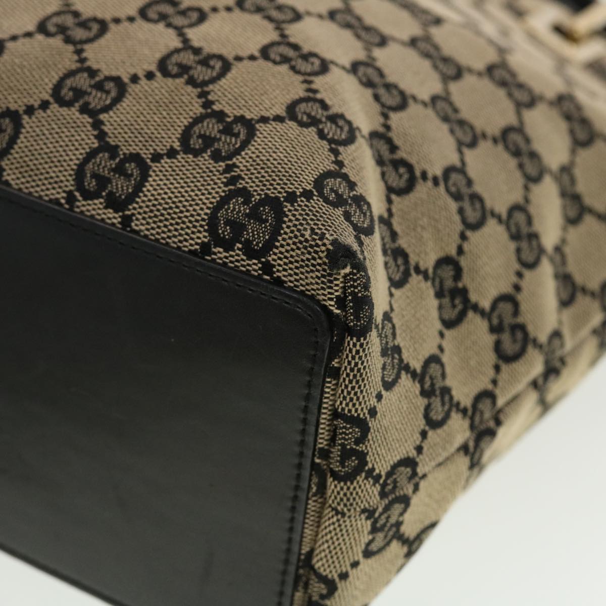 GUCCI GG Canvas Tote Bag Beige 0021099 ac1930