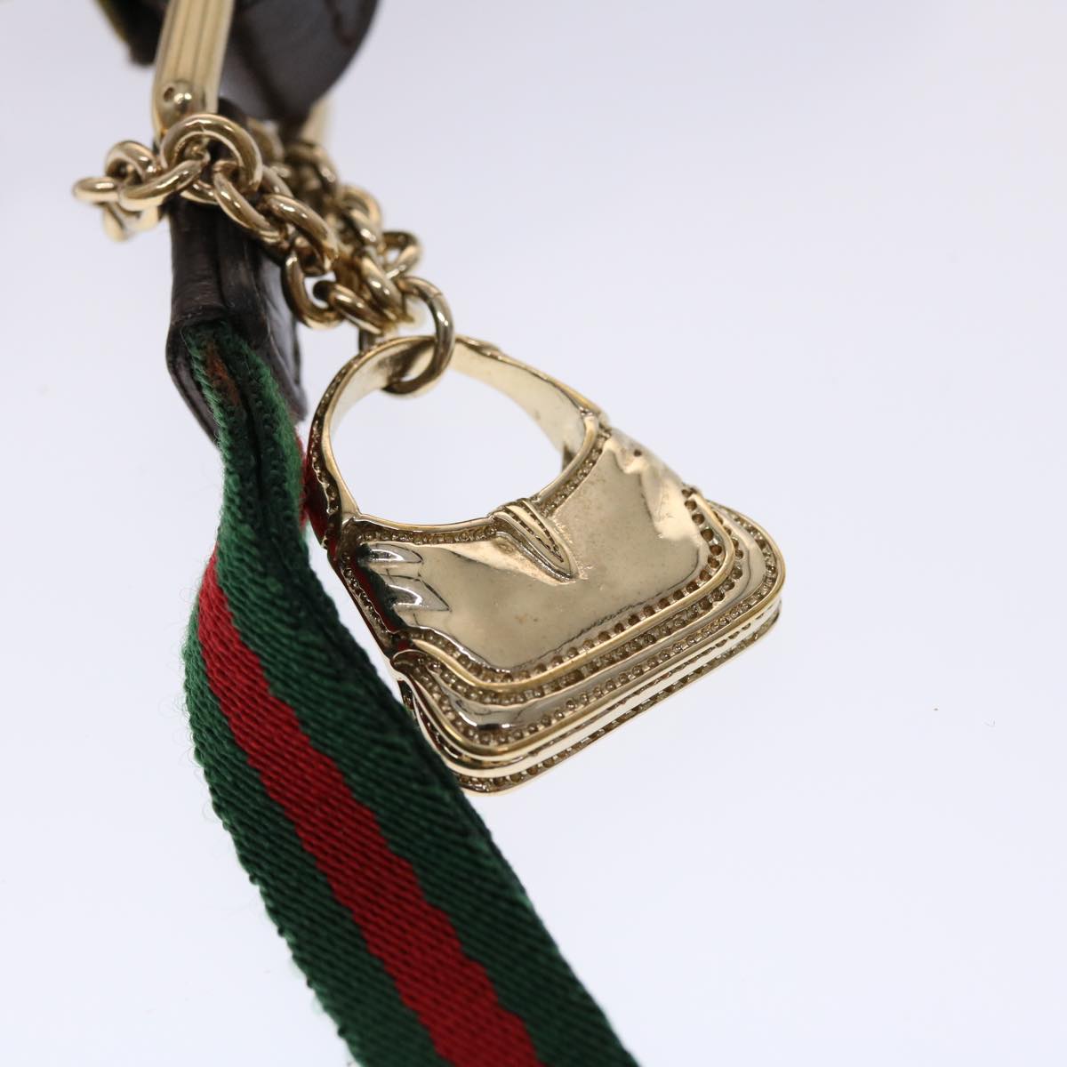 GUCCI GG Canvas Web Sherry Line Pouch Leather Beige Red Green 152507 ac1975