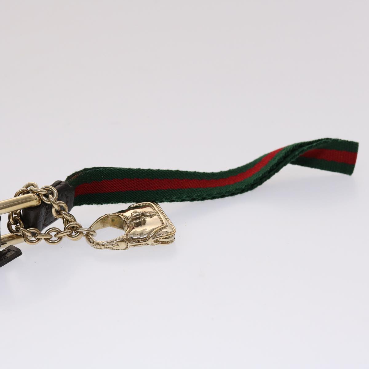 GUCCI GG Canvas Web Sherry Line Pouch Leather Beige Red Green 152507 ac1975