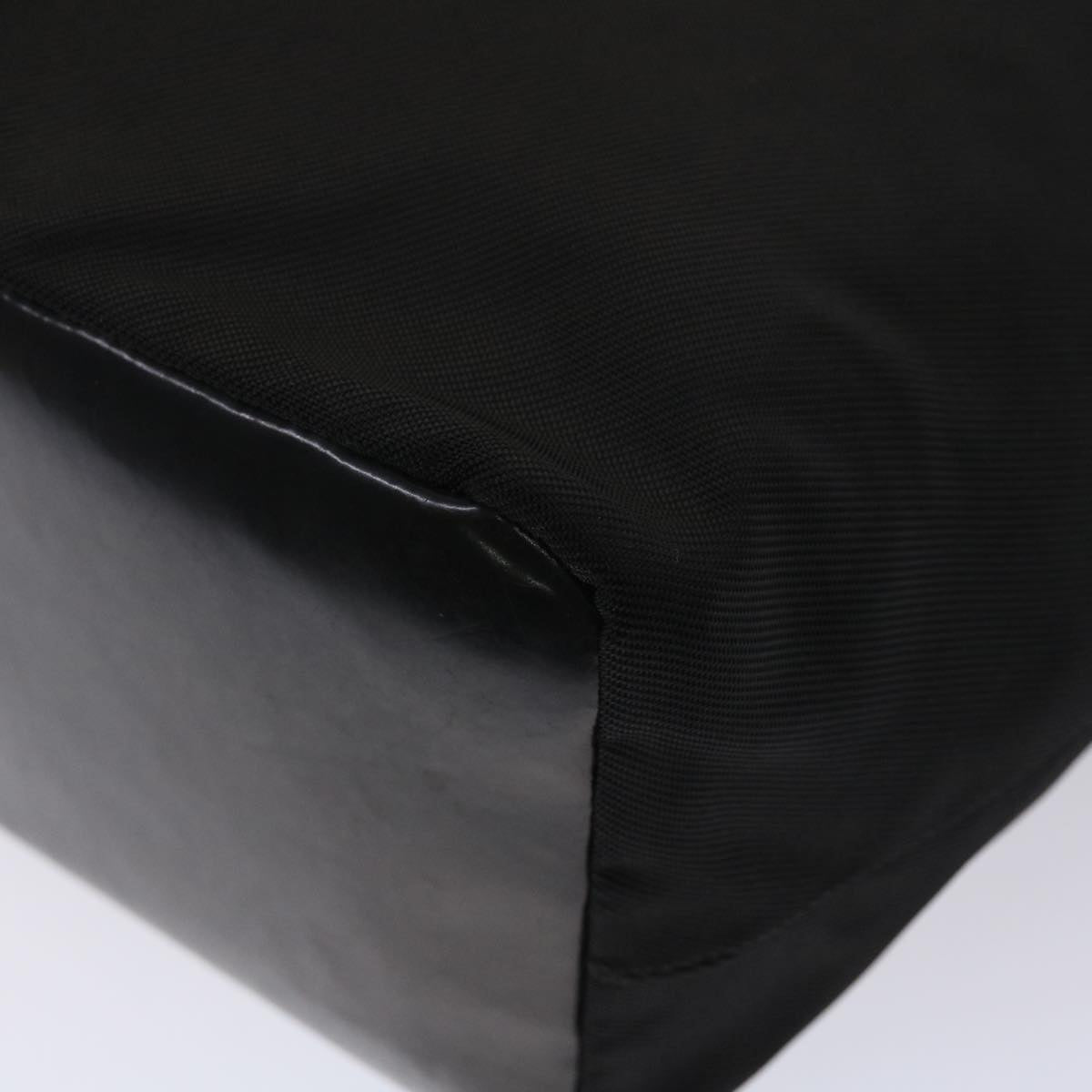GUCCI Bamboo Shoulder Bag Nylon Black 000•2214•053 ac1979