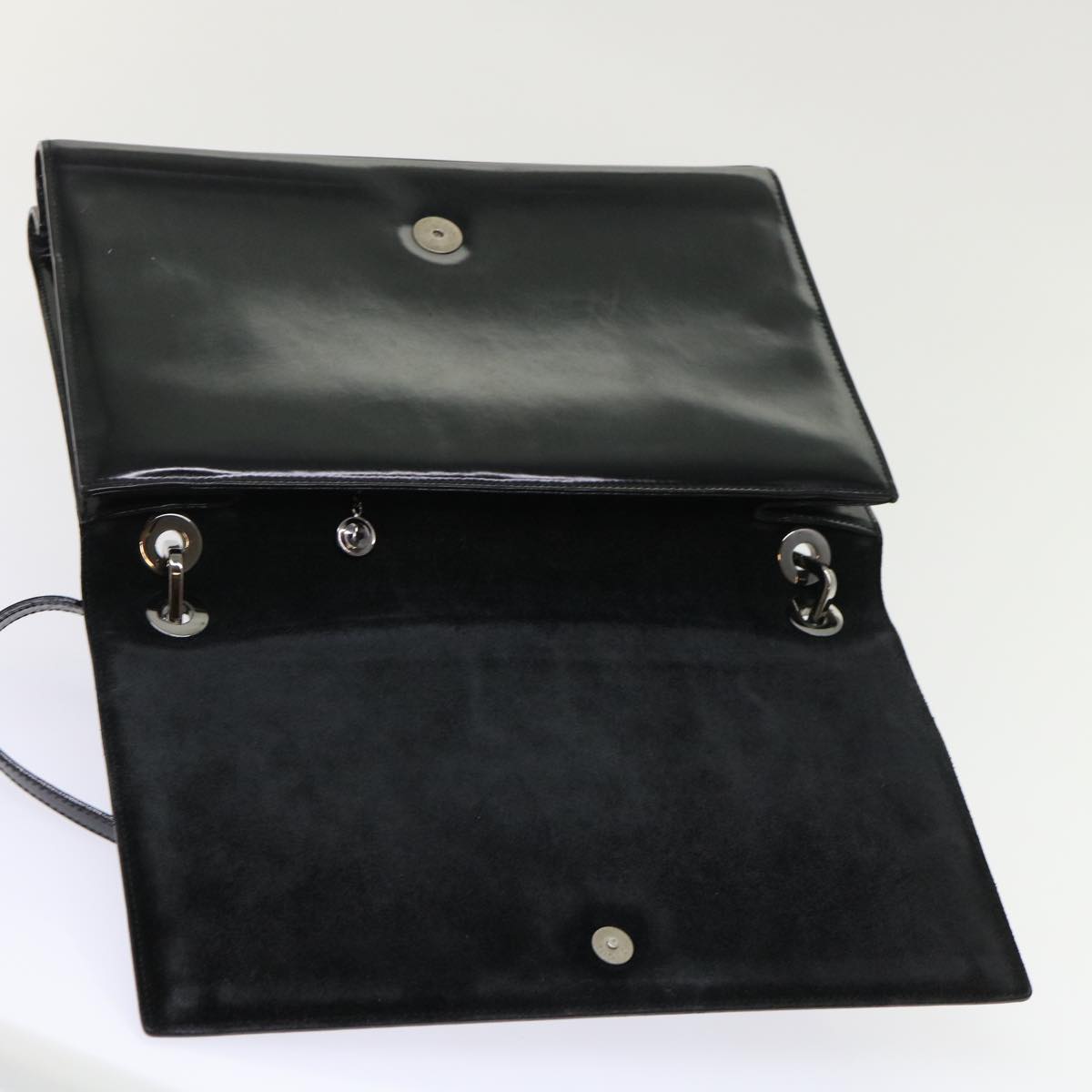 GUCCI Shoulder Bag Leather Black 001•2058•3033 ac1997