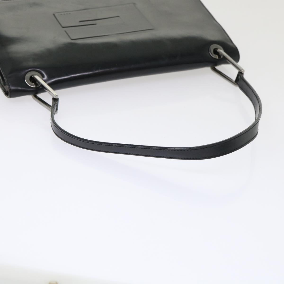 GUCCI Shoulder Bag Leather Black 001•2058•3033 ac1997