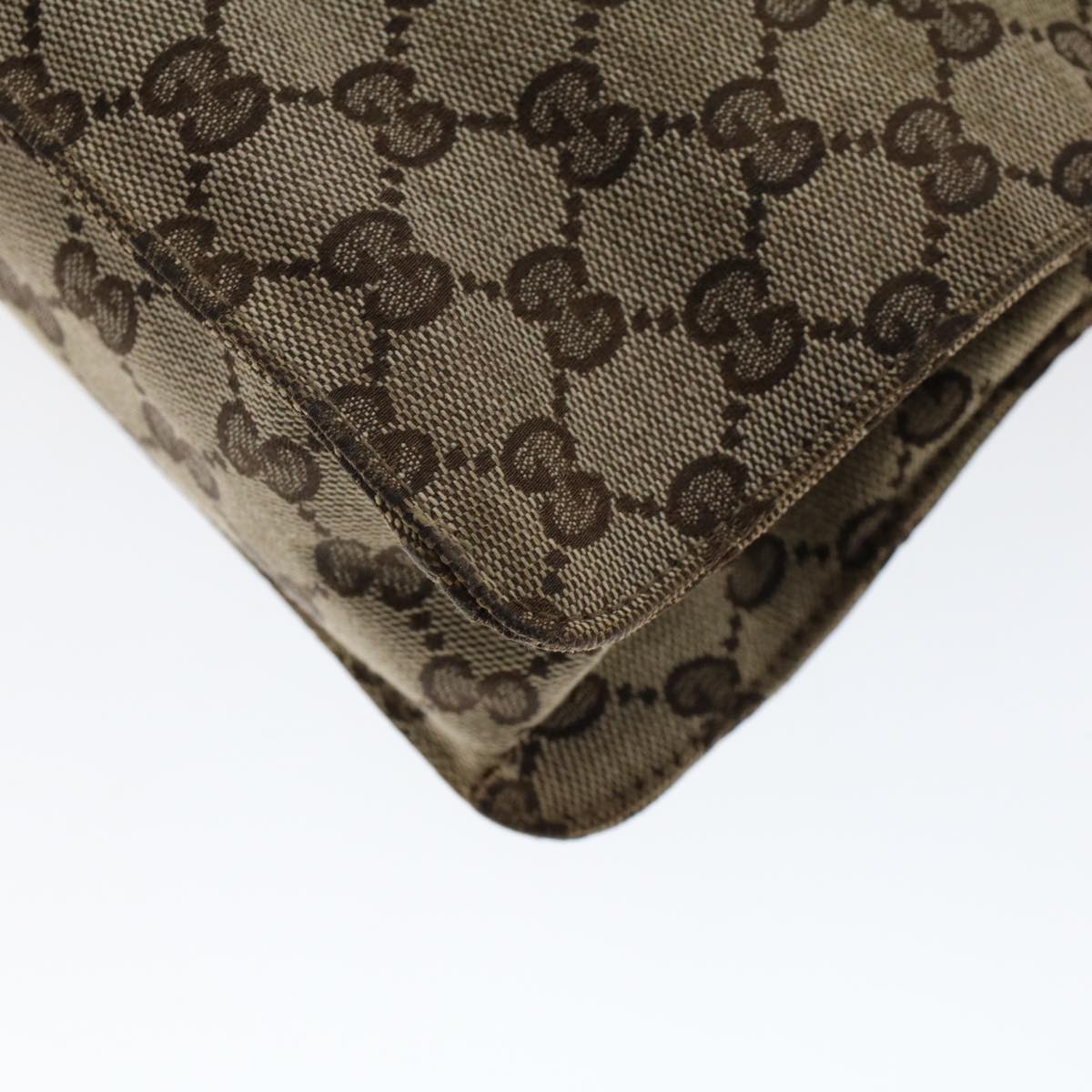 GUCCI GG Canvas Shoulder Bag Beige 120841 ac2002