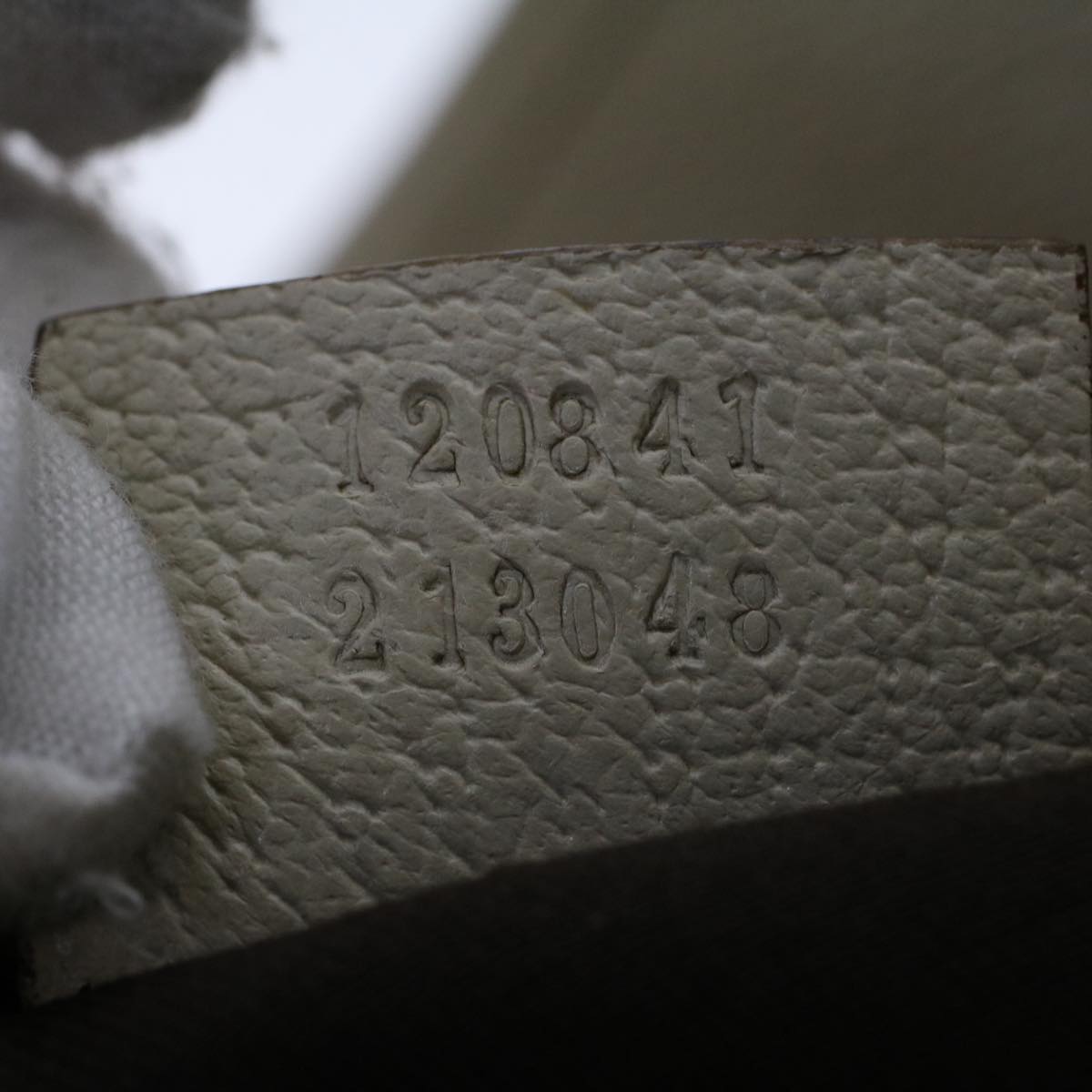 GUCCI GG Canvas Shoulder Bag Beige 120841 ac2002