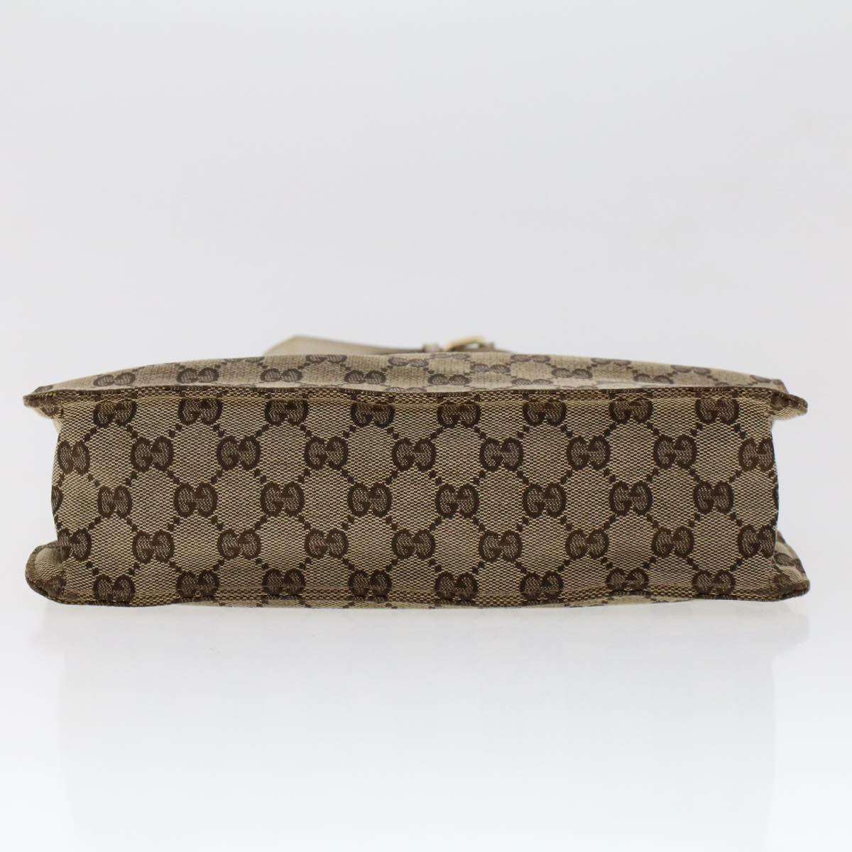 GUCCI GG Canvas Shoulder Bag Beige 120841 ac2002
