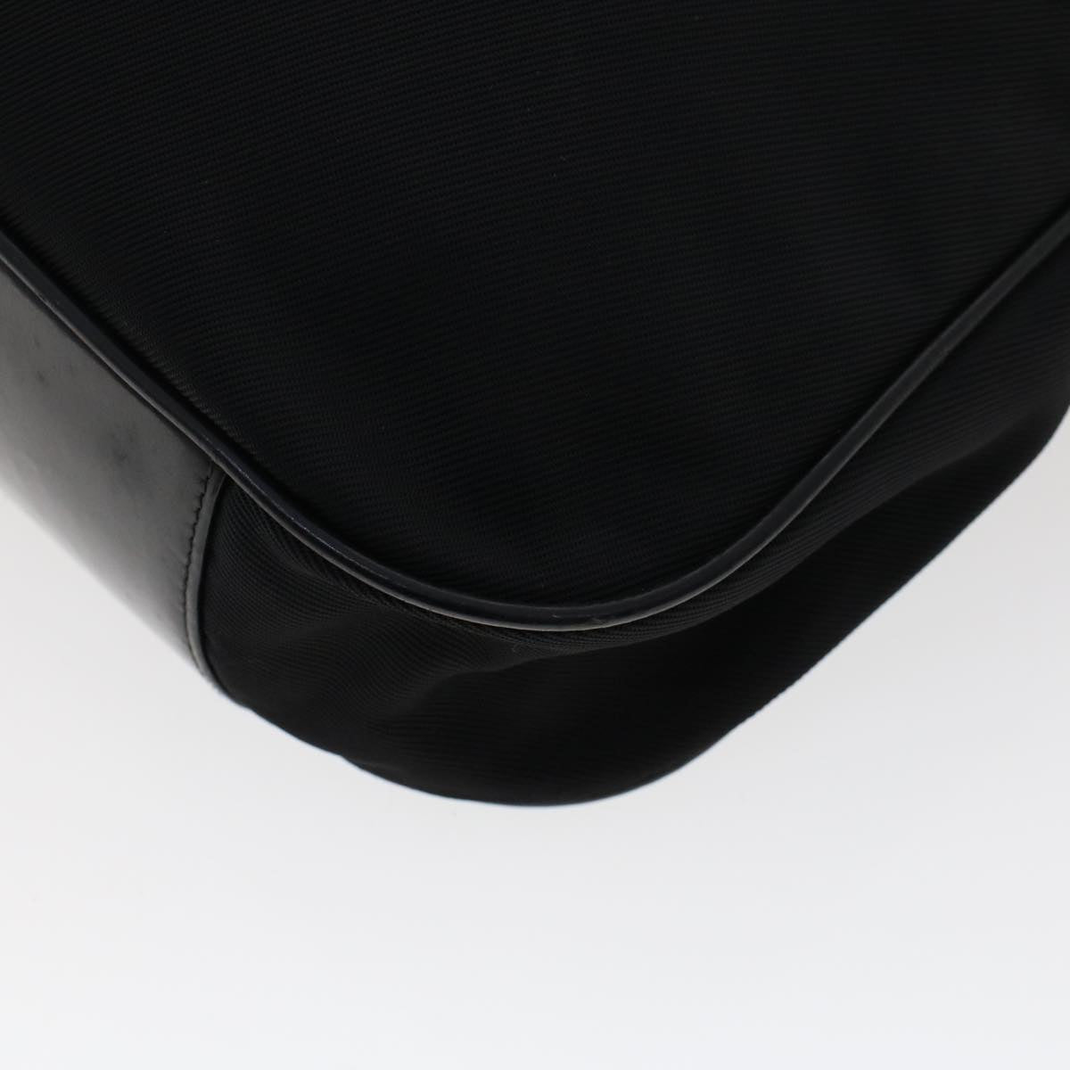 GUCCI Bamboo Shoulder Bag Nylon 2way Black 001•2852•1577•5 ac2021
