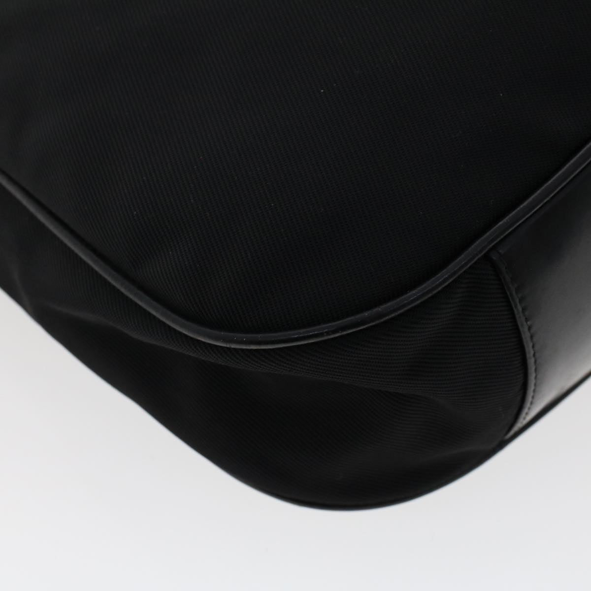 GUCCI Bamboo Shoulder Bag Nylon 2way Black 001•2852•1577•5 ac2021
