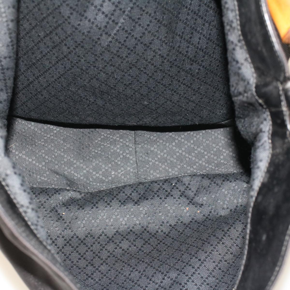 GUCCI Bamboo Shoulder Bag Nylon 2way Black 001•2852•1577•5 ac2021