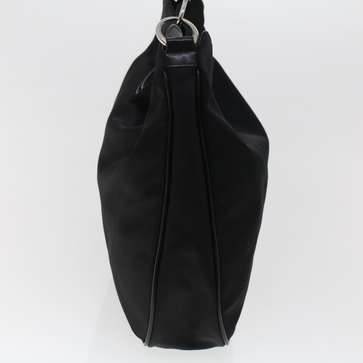 GUCCI Bamboo Shoulder Bag Nylon 2way Black 001•2852•1577•5 ac2021