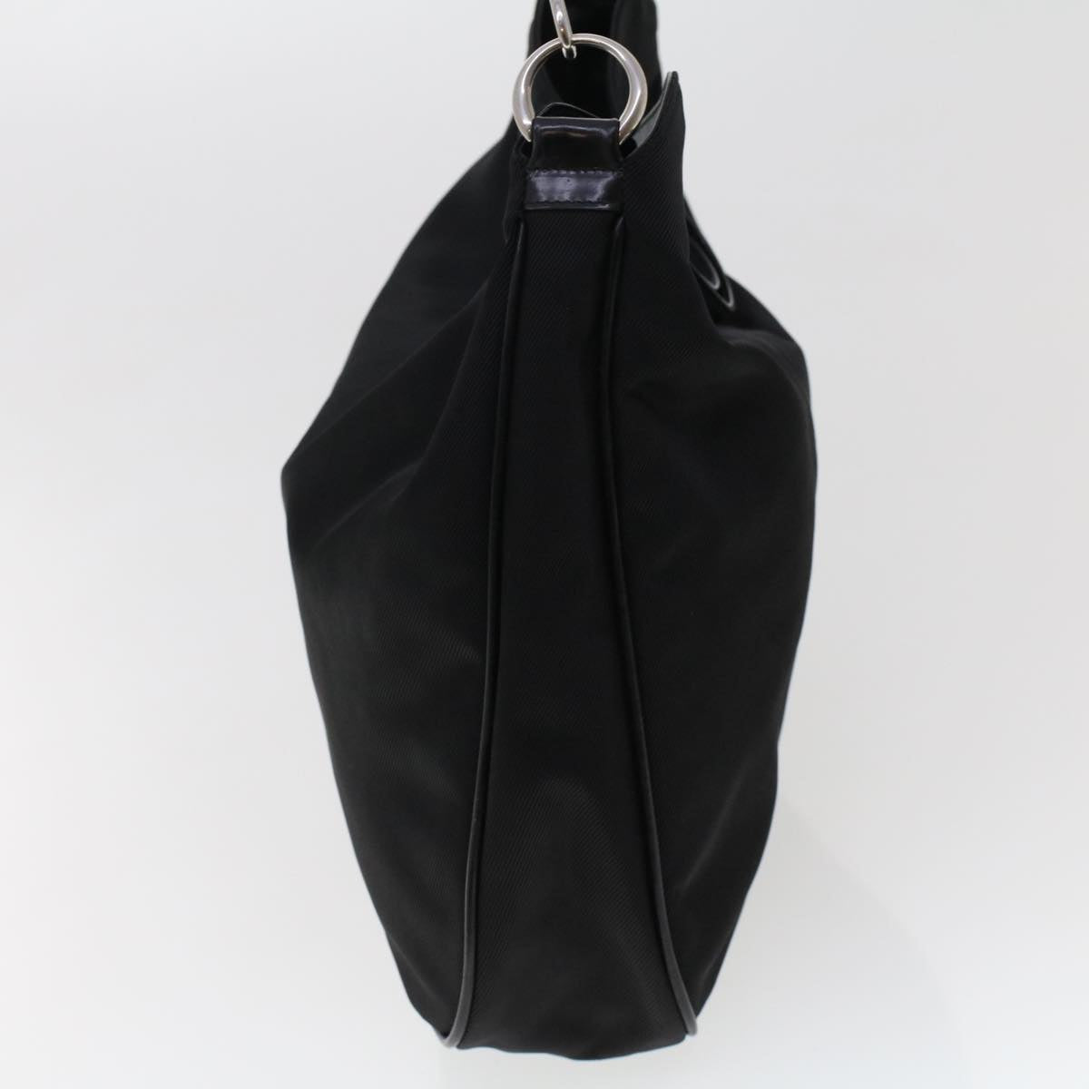 GUCCI Bamboo Shoulder Bag Nylon 2way Black 001•2852•1577•5 ac2021