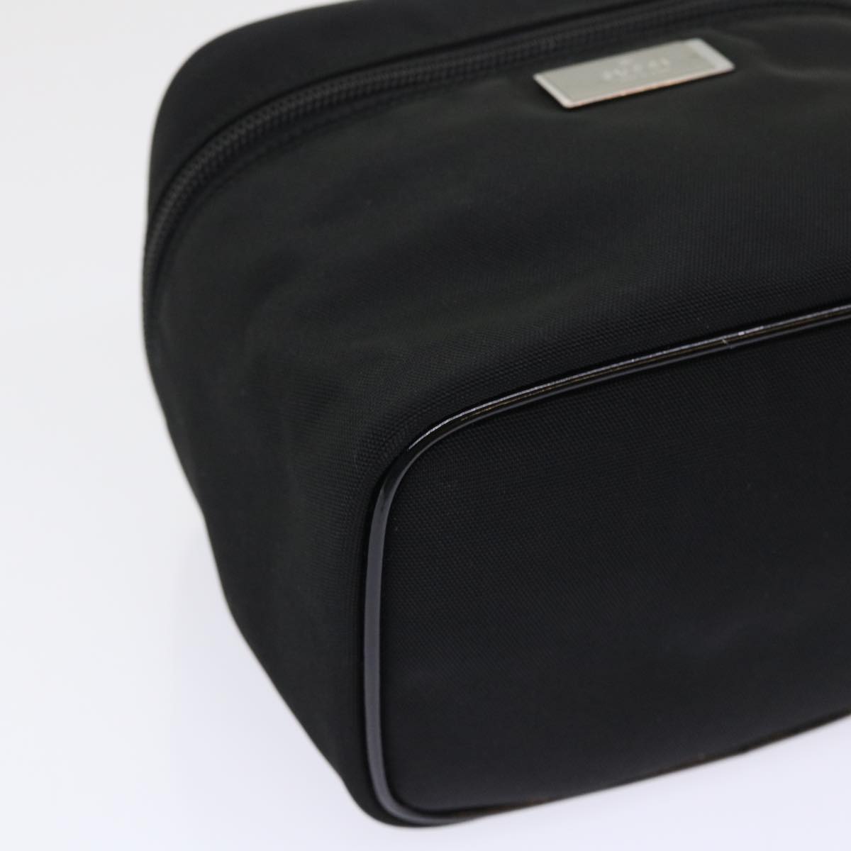 GUCCI Vanity Cosmetic Pouch Nylon Black 039•0951 001998 ac2023