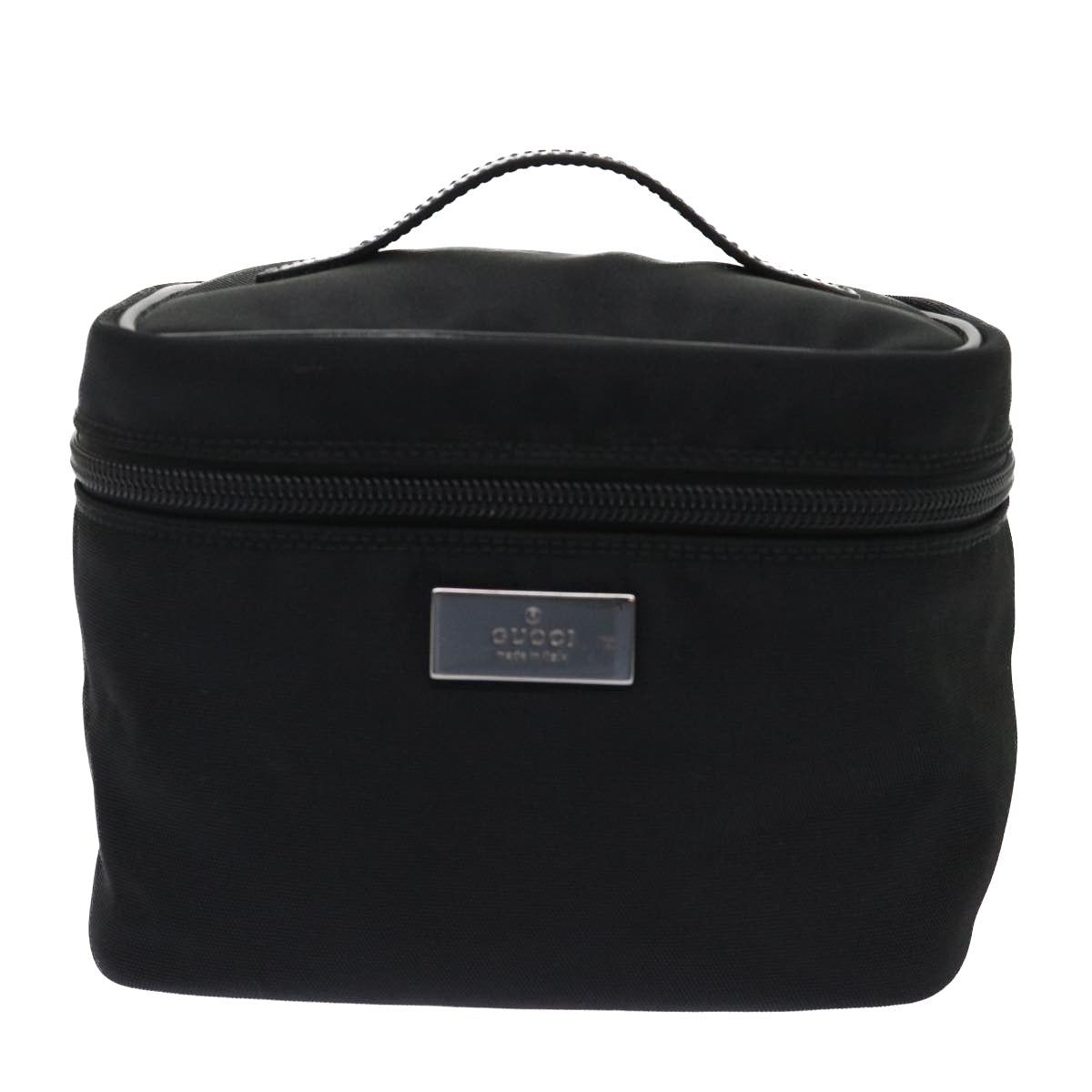 GUCCI Vanity Cosmetic Pouch Nylon Black 039•0951 001998 ac2023