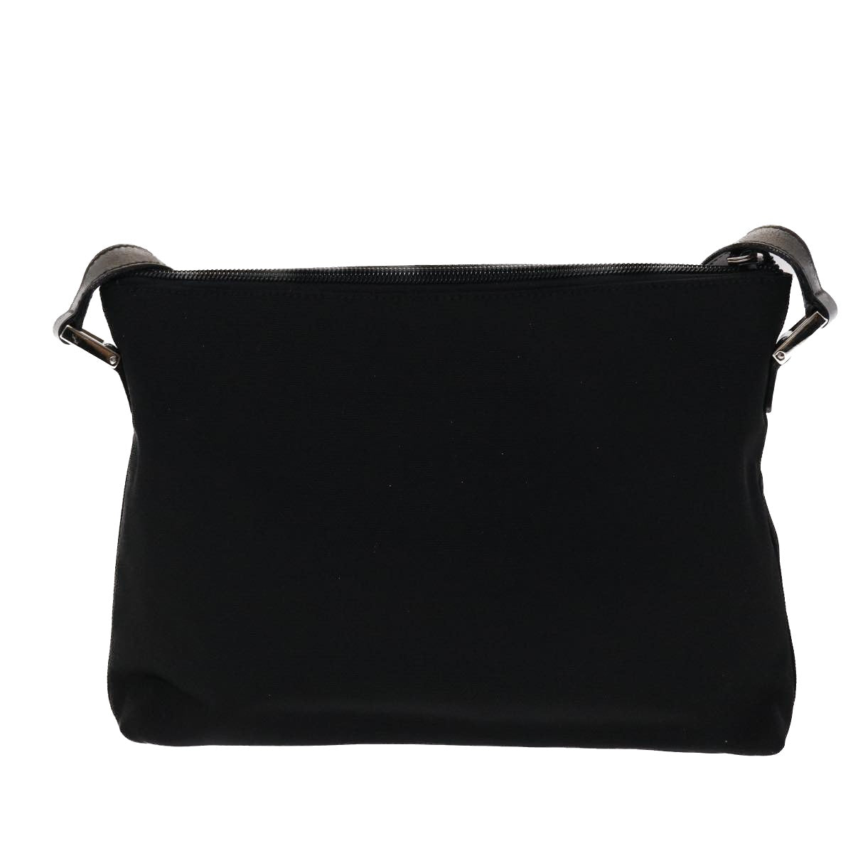 GUCCI Shoulder Bag Nylon Leather Black 002•2865•0504 ac2038