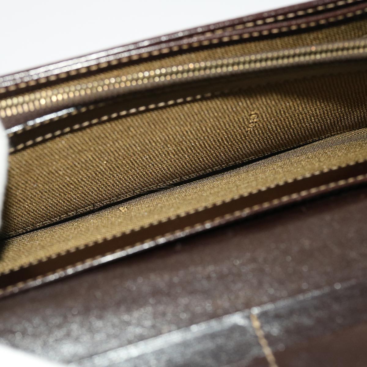 FENDI Zucca Canvas Long Wallet Black Brown 2309-30851/088 ac2046