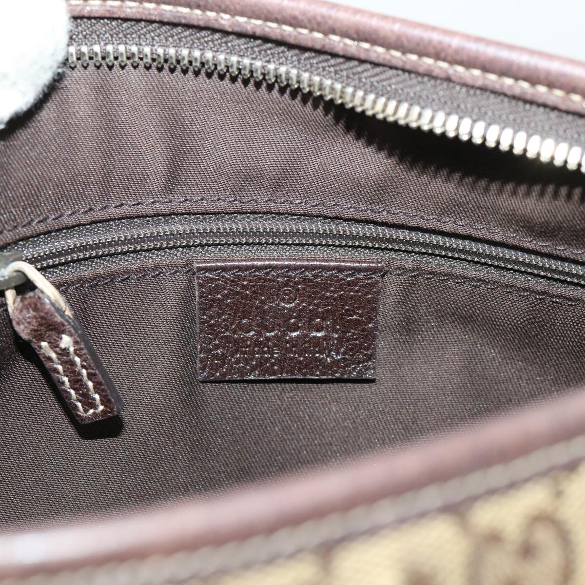 GUCCI GG Canvas Web Sherry Line Shoulder Bag Beige Red Green 204939 ac2072