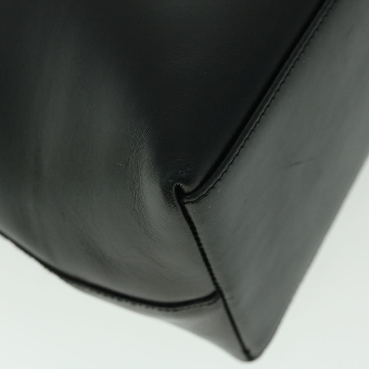 GUCCI Bamboo Shoulder Bag Leather Black 001.3007.001274 ac2080