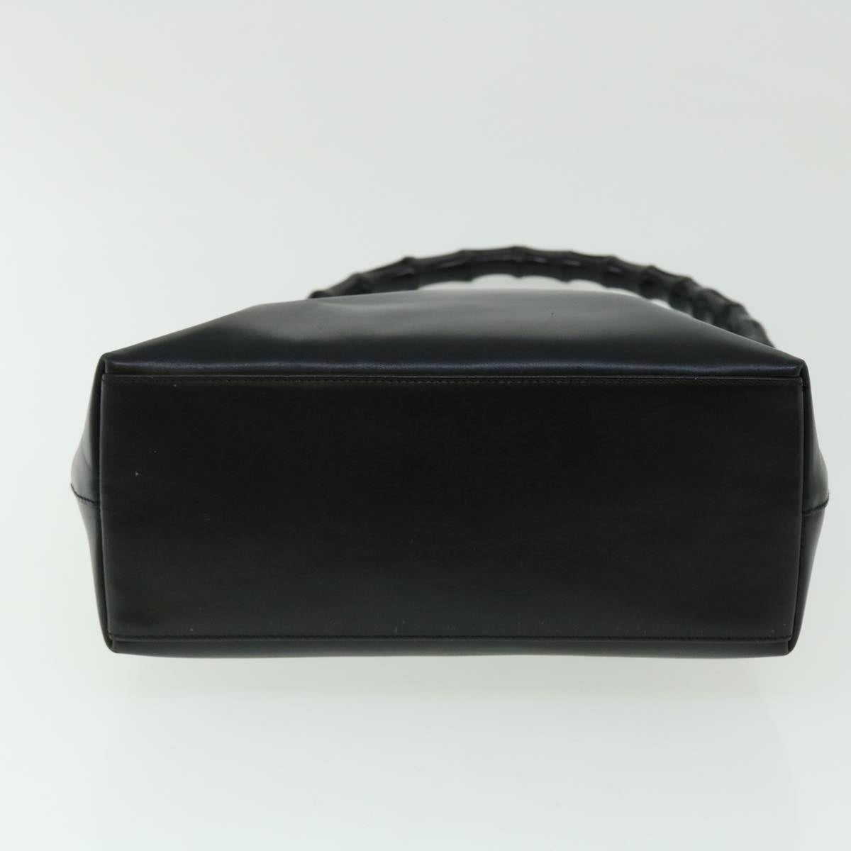 GUCCI Bamboo Shoulder Bag Leather Black 001.3007.001274 ac2080