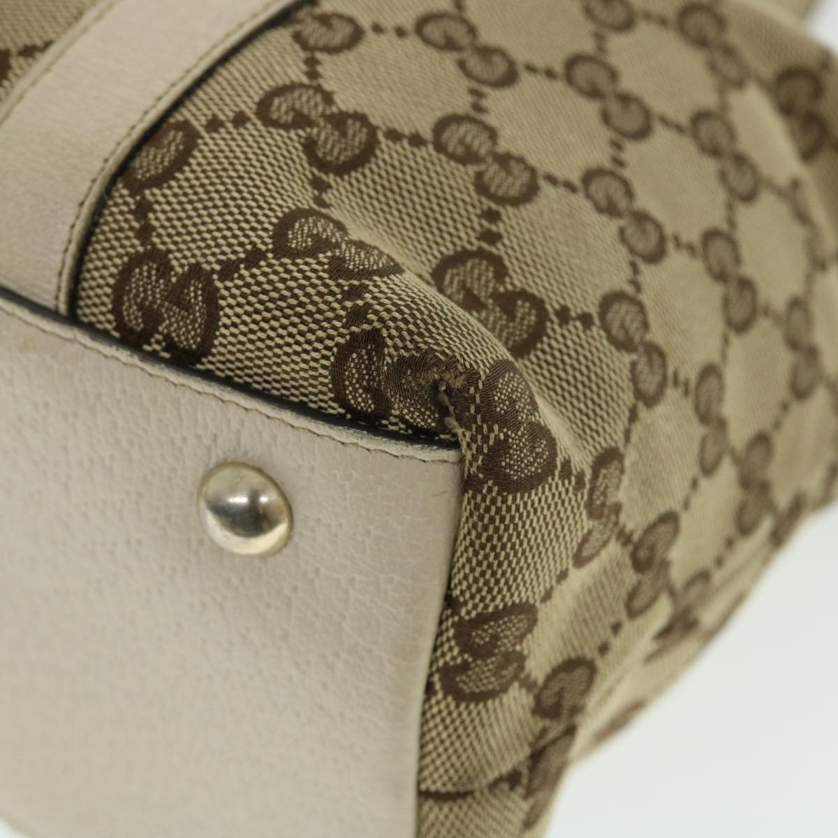 GUCCI GG Canvas Tote Bag Beige 141470 ac2124