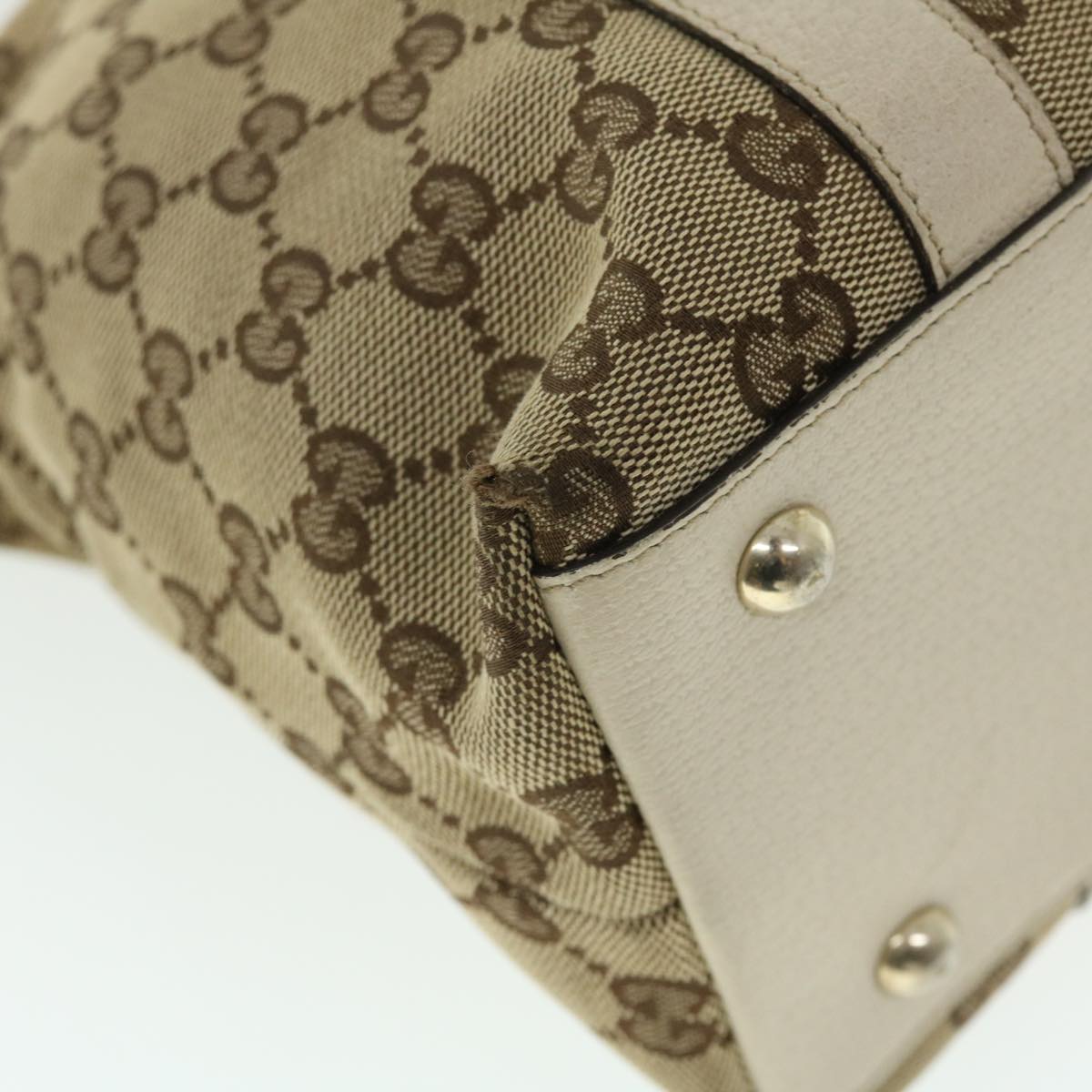 GUCCI GG Canvas Tote Bag Beige 141470 ac2124
