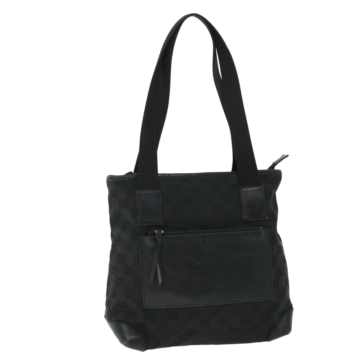 GUCCI GG Canvas Tote Bag Black 28893 ac2126