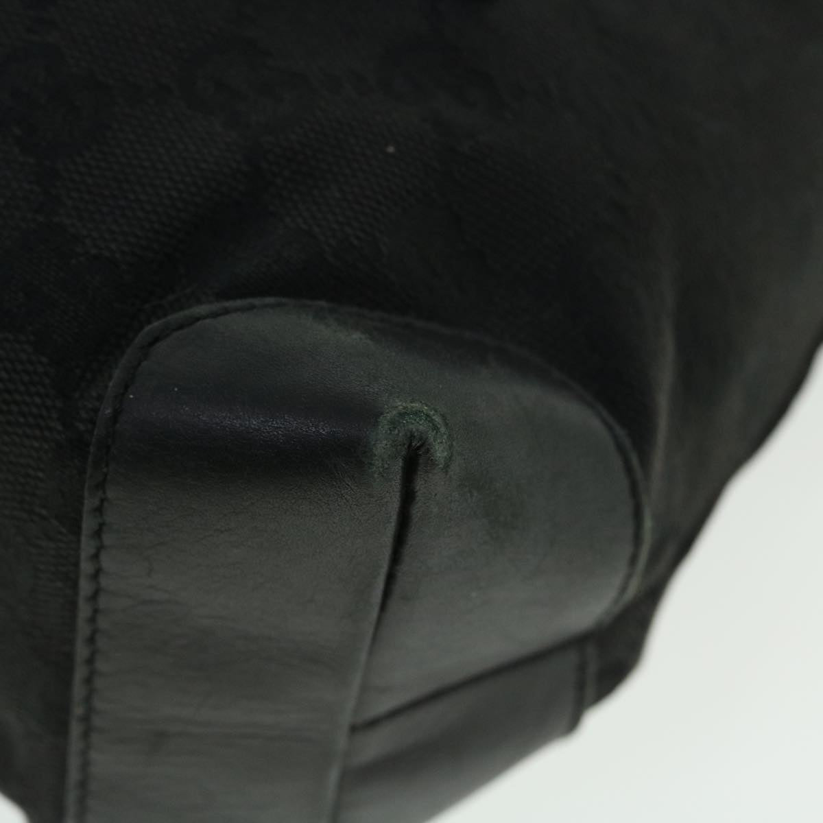 GUCCI GG Canvas Tote Bag Black 28893 ac2126