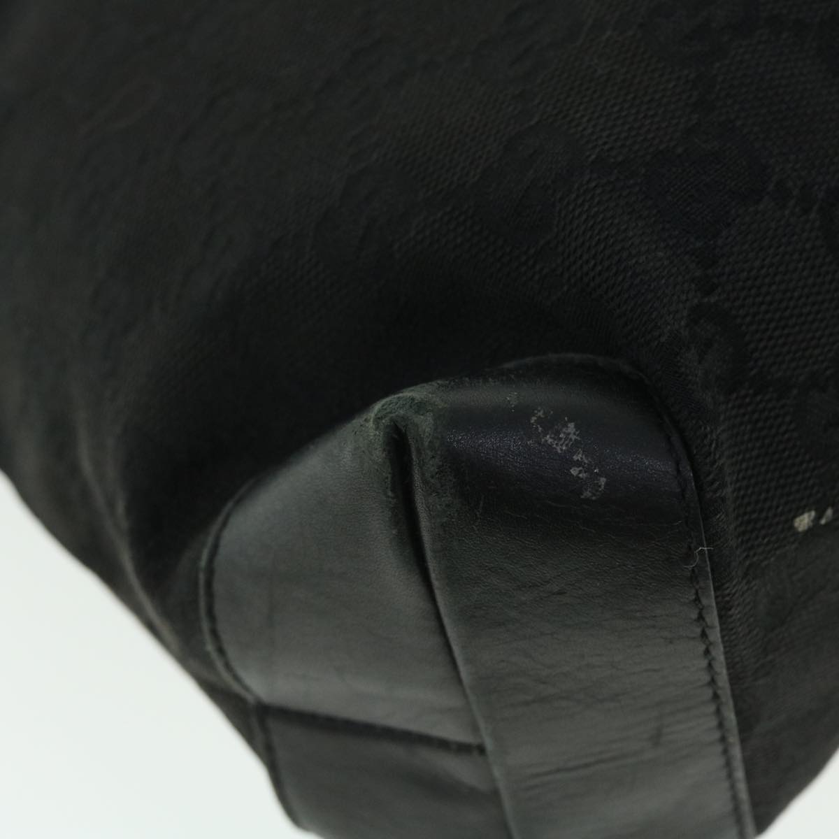 GUCCI GG Canvas Tote Bag Black 28893 ac2126