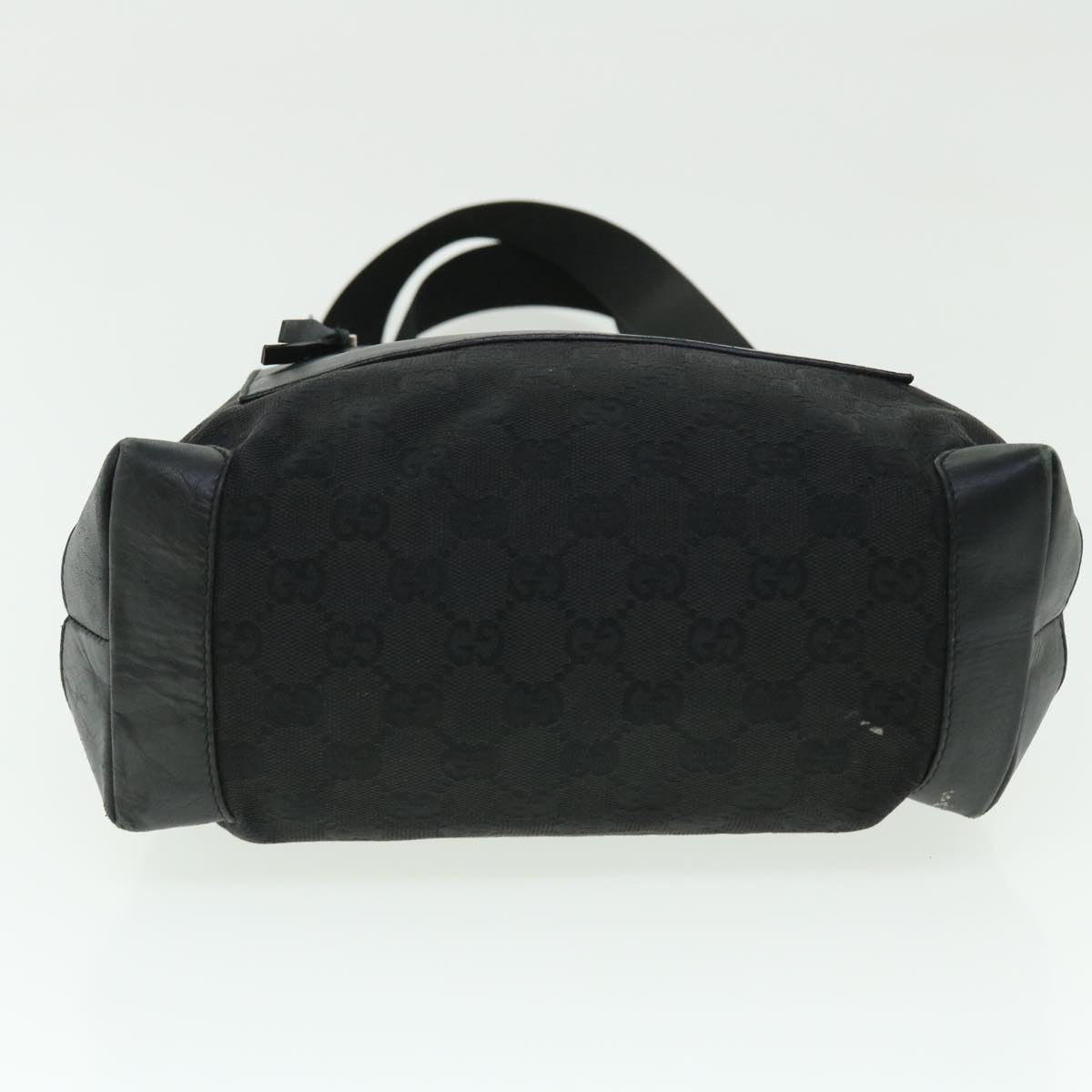 GUCCI GG Canvas Tote Bag Black 28893 ac2126