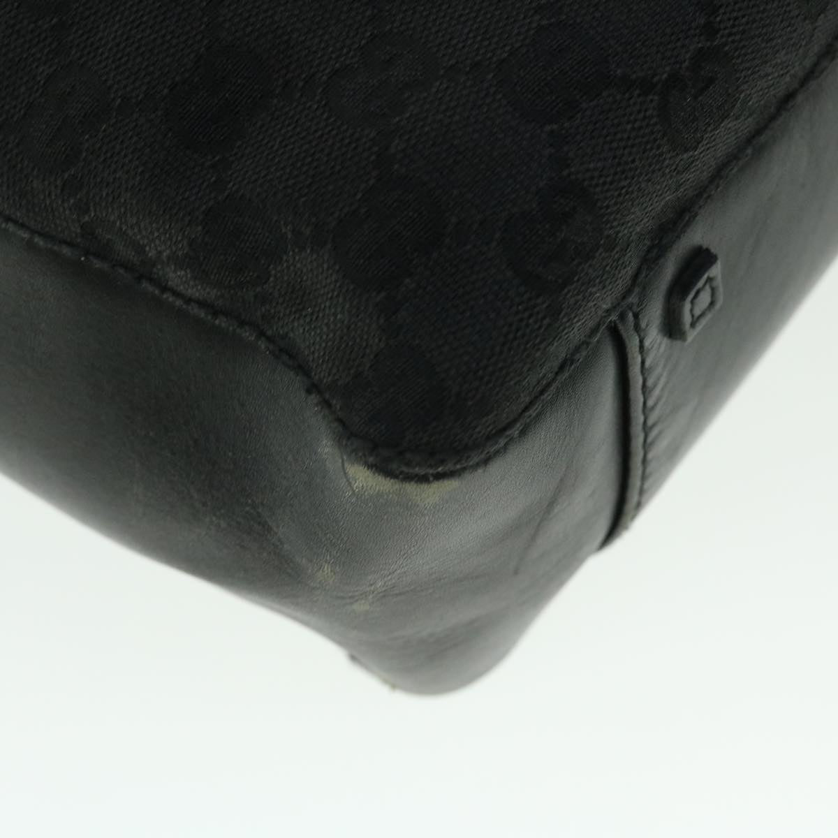 GUCCI GG Canvas Tote Bag Black 101920 ac2128