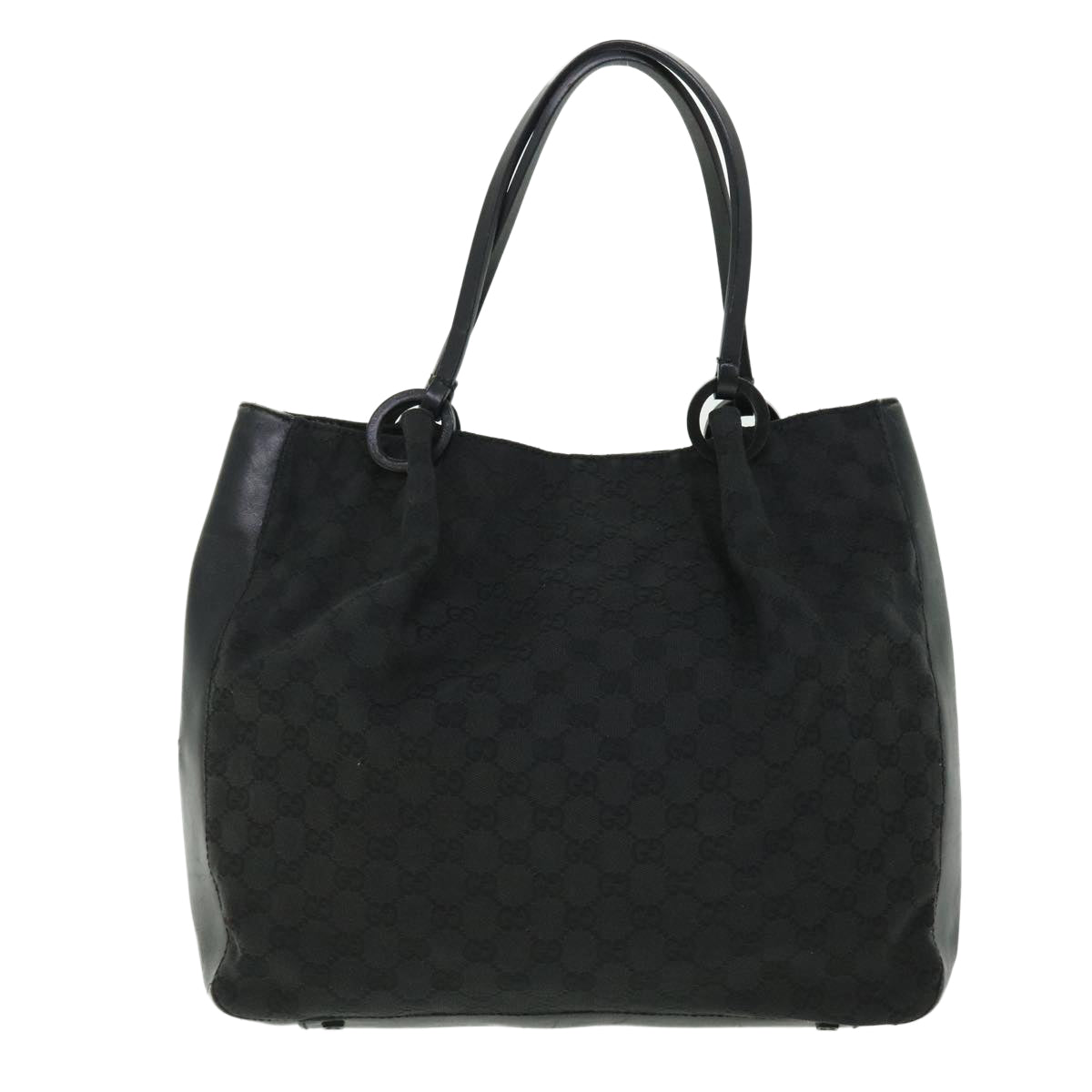 GUCCI GG Canvas Tote Bag Black 101920 ac2128