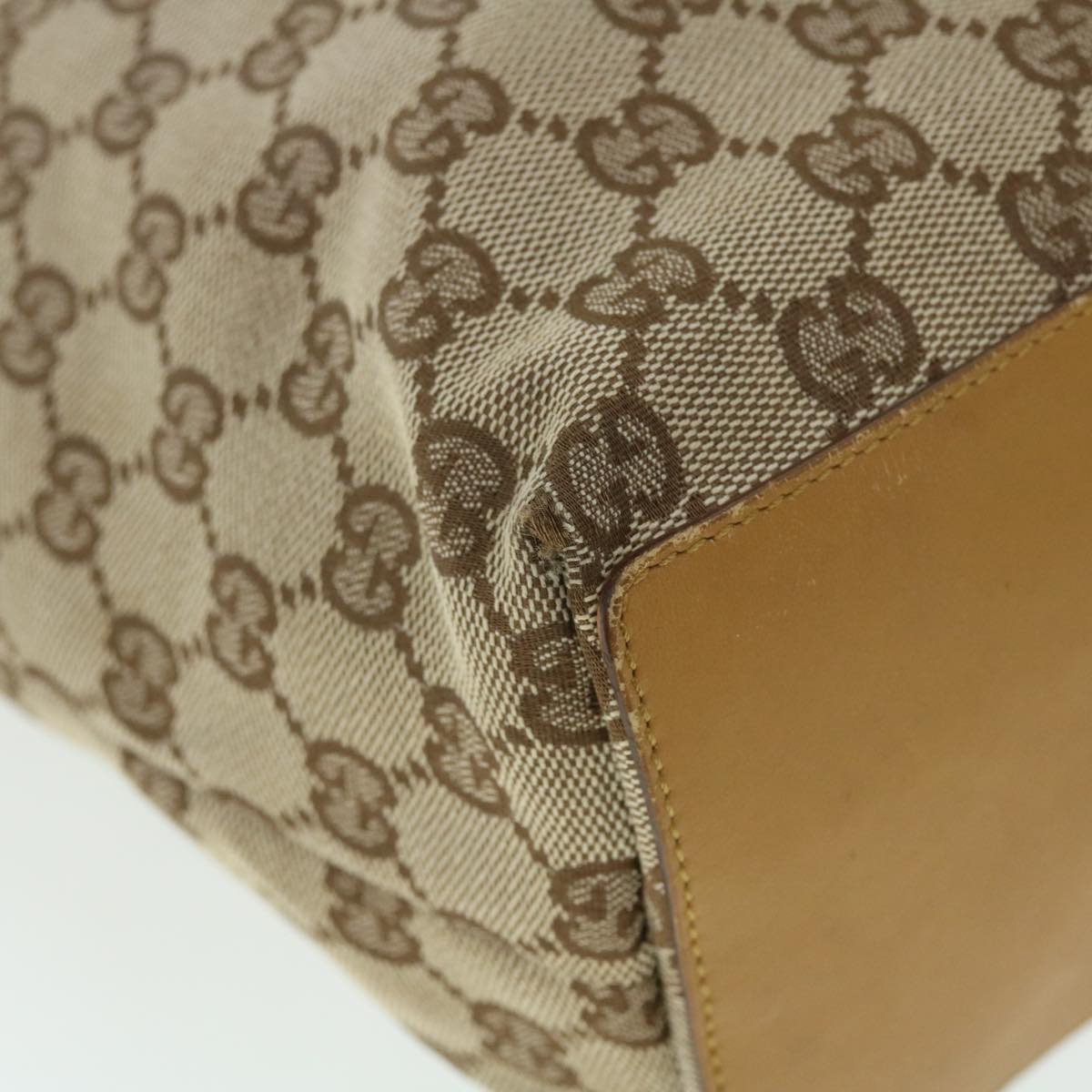 GUCCI GG Canvas Tote Bag Beige Brown 002 1098 3444 ac2130